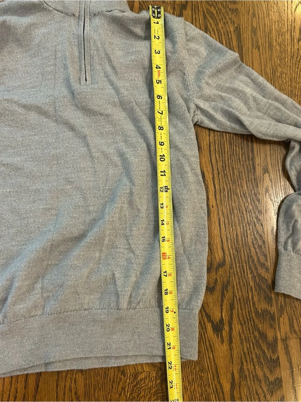Banana Republic 100% Merino Wool Quarter Zip Sweater